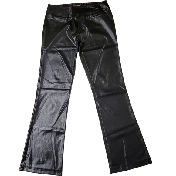 Space Girlz Black shiny pant - Picture 1 of 8
